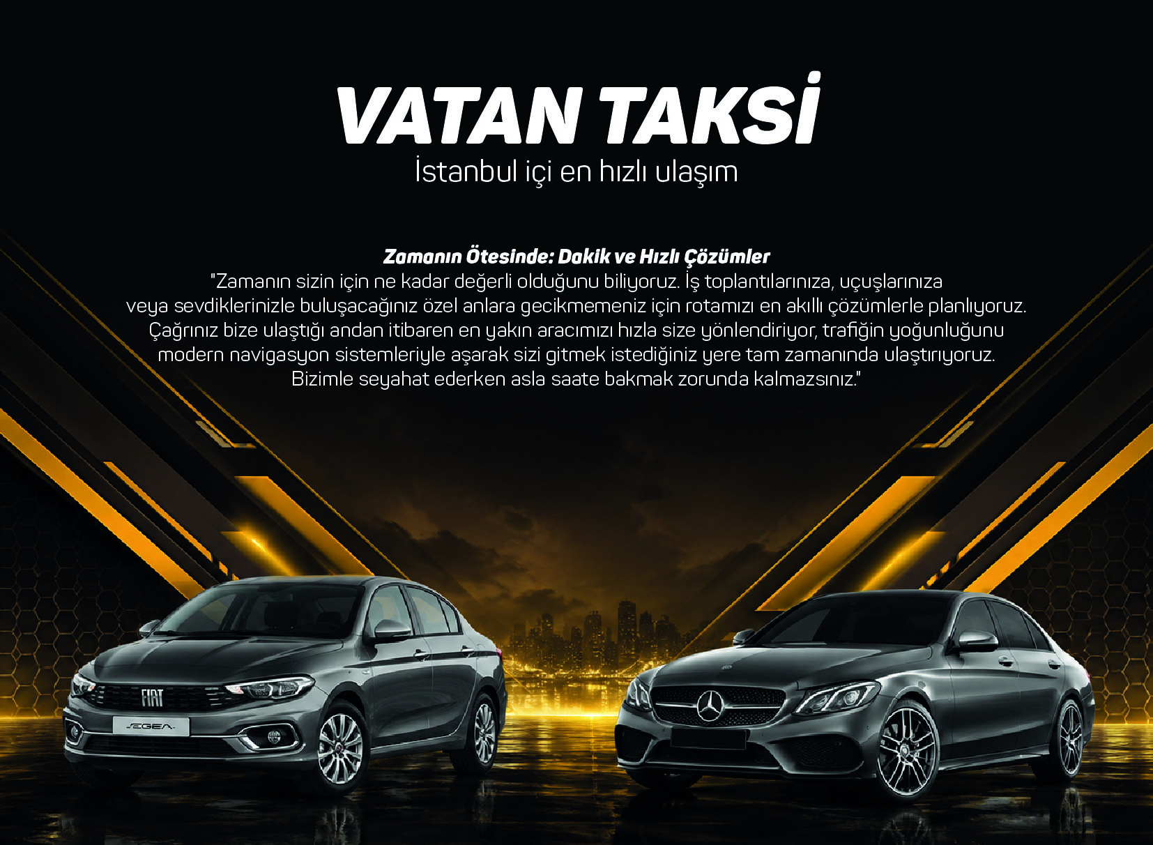Vatan Taksi 7/24 Hizmet